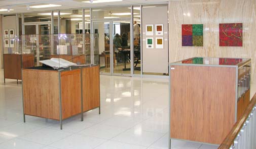 Gallery space and Special Collections entrance