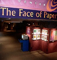 Left entrance to the Paper Project
